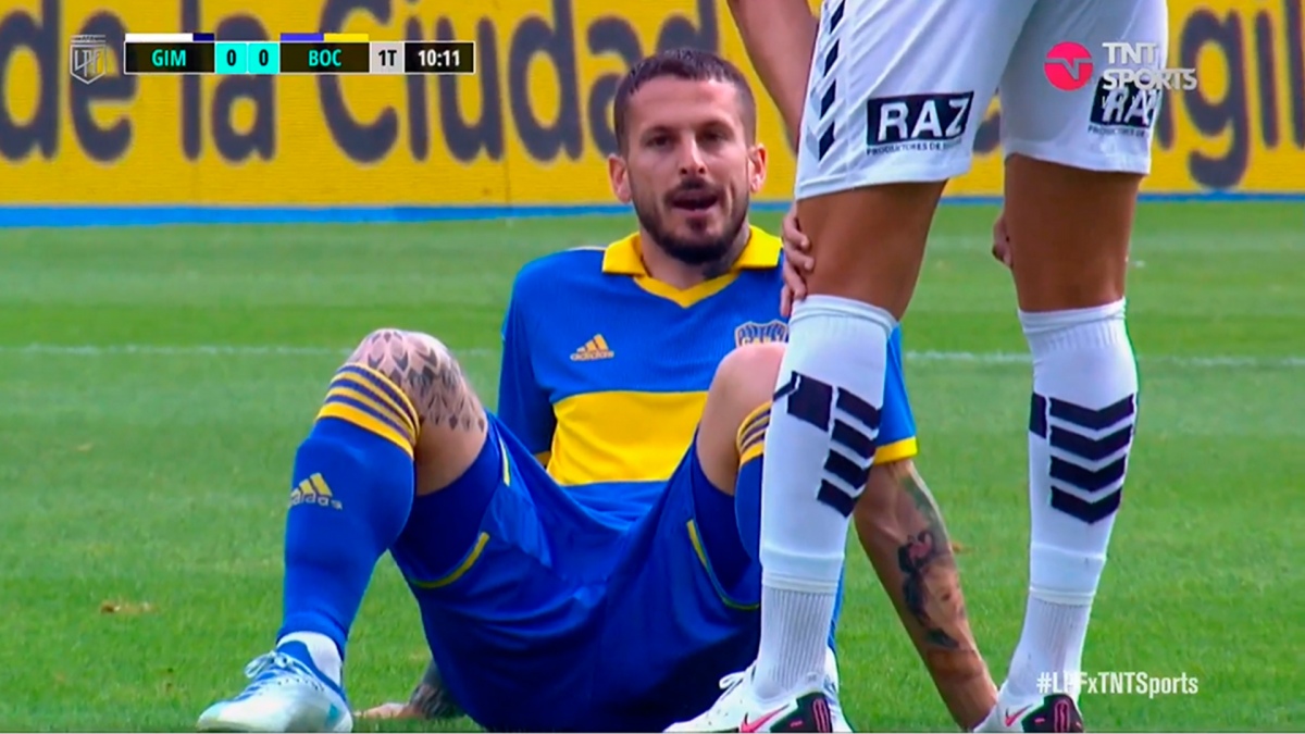 Benedetto requested the change due to injury Photo ImagenTV ​​TNT Sports