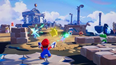 Image from the video game 'Mario + Rabbids: Sparks of Hope'