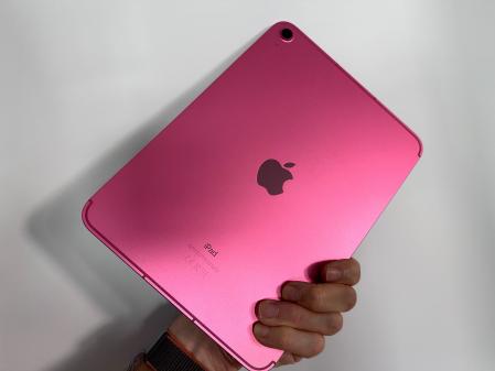 A pink iPad