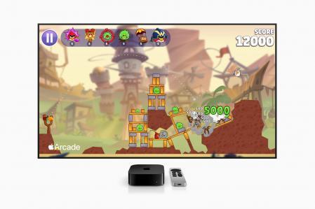 The Apple TV 4K also allows you to play games and is compatible with Xbox and PS controllers.