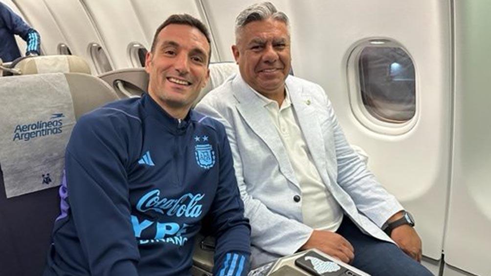 Scaloni traveled to Spain since he has his residence in Mallorca