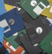 colored floppy disks