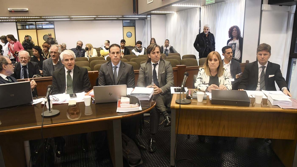 The room of the Oral Criminal Court TOC 3 of Lomas de Zamora Photo Gustavo Amarelle