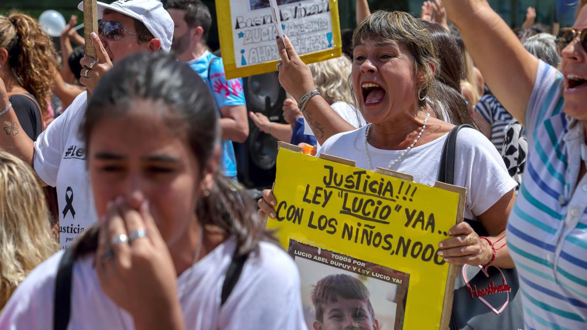 A demonstration to demand justice for Lucio Photo Julin Varela