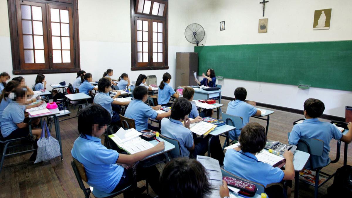 The Buenos Aires private schools pledged to respect a fee increase scheme until July Photo Archive 