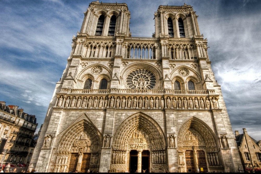 The Notre Dame Cathedral could also incorporate Spanish into its billboard Photo Archive