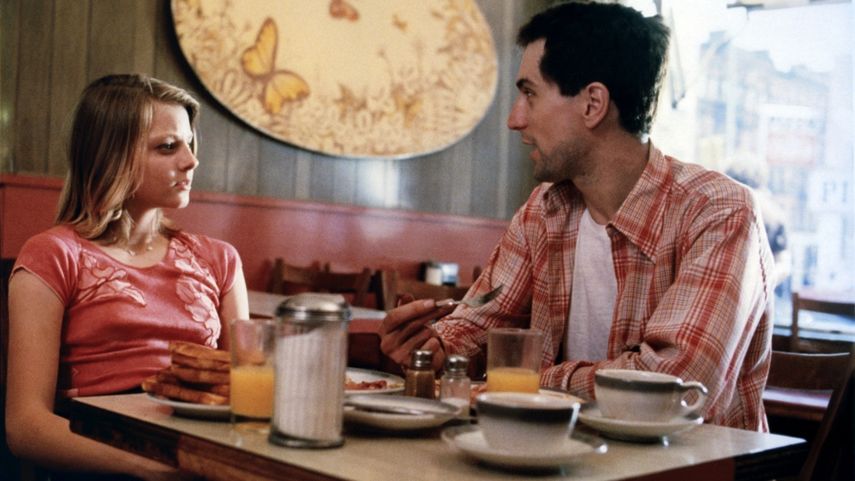 Robert de Niro and Jodie Foster in Taxi Driver one of the films loved by Tarantino