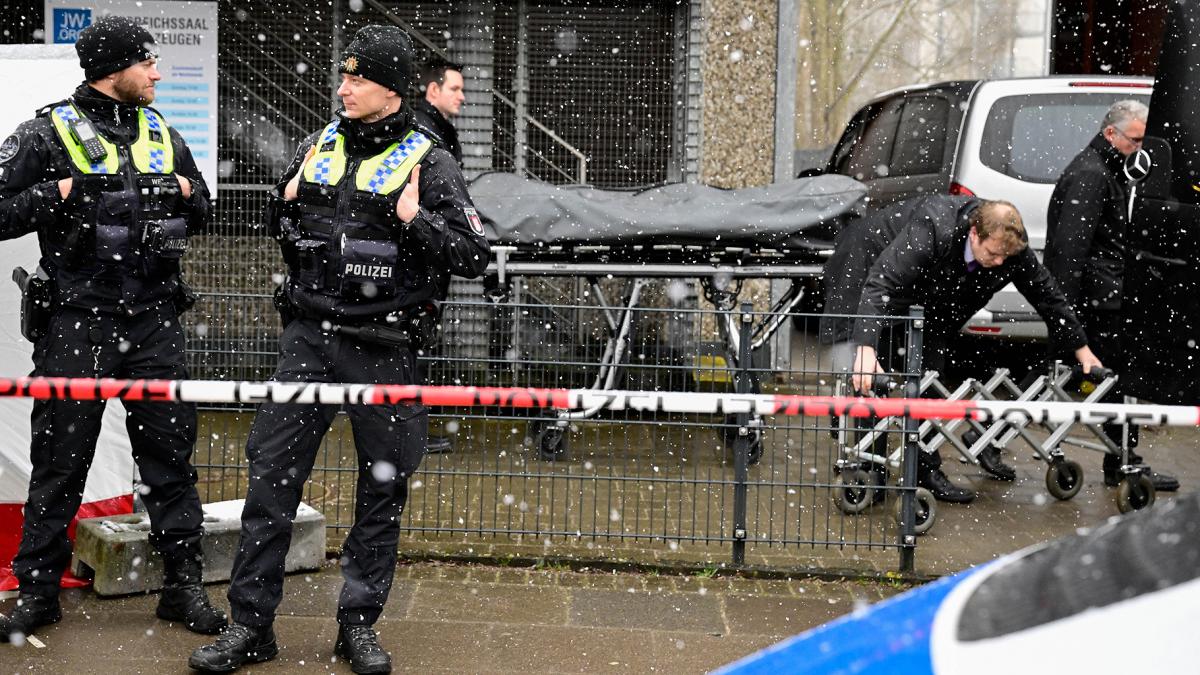 The attacker killed seven people and committed suicide shortly after the police broke into the building Photo AFP