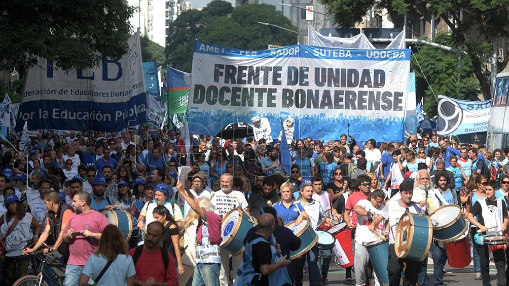 Buenos Aires teachers demand an agreement that puts them above inflation Photo Archive