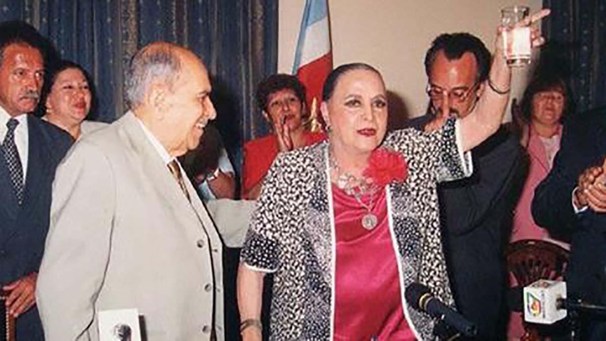 Nina Aragons was known for leading the Justicialista Women's Branch for several decades, from where she promoted occupation and trade workshops for women in a state of vulnerability Photo courtesy of Diario de Santiago